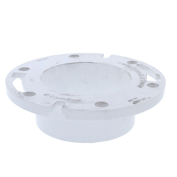 Jones Stephens 4in. PVC Spigot Fit Closet Flange less Knockout C51450 - main